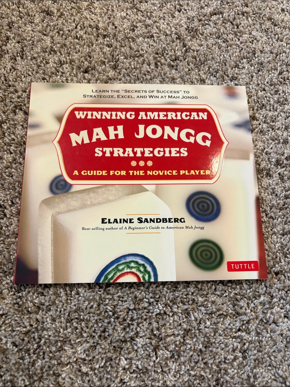 Winning American Mah Jongg Strategies by Elaine Sandberg - Red & White
